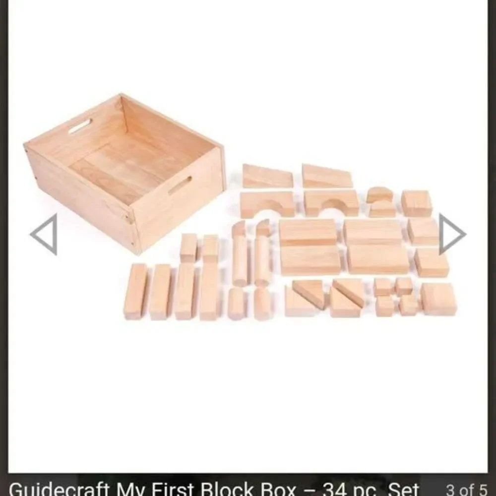guidecraft natural wooden blocks